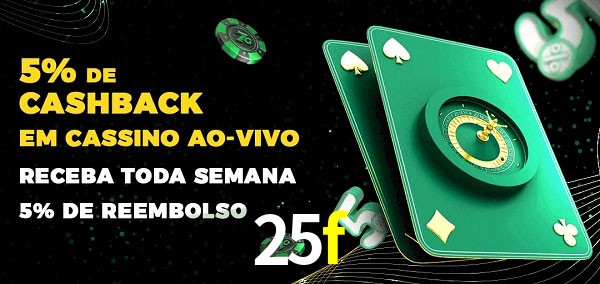 Promoções do cassino ao Vivo 25f